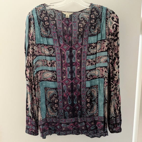 Lucky Brand Moroccan Blouse - Picture 5 of 7